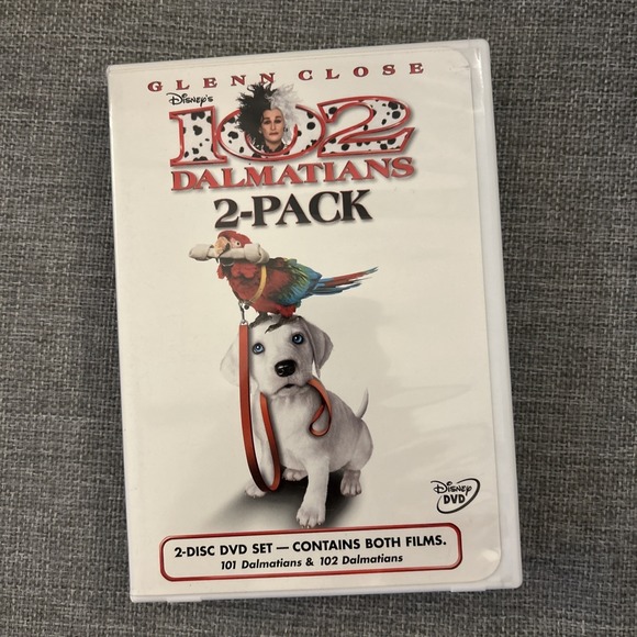Other - 101 Dalmatians & 102 Dalmatians‎ 2-Pack (DVD, 2001, 2-Disc Set) Used